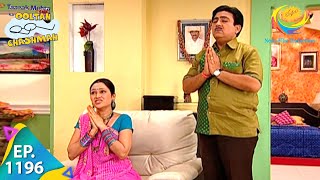 Taarak Mehta Ka Ooltah Chashmah  Episode 1196  Full Episode [upl. by Notniv325]