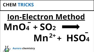 Balance MnO4  SO2  Mn2  HSO4 by ion electron method [upl. by Votaw452]