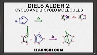 Diels Alder Reaction Cyclo Reactants and Bicyclo Products [upl. by Niak]