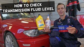 HOW TO CHECK TRANSMISSION FLUID LEVEL  SUPER EASY [upl. by Zingale]