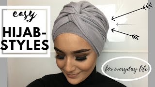 Easy Turban Styles For Everyday Life Hijab [upl. by Fan]