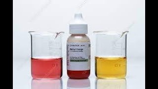 Methyl orange indicator with acid and base [upl. by Conroy408]