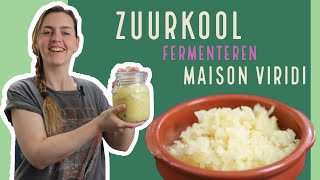 Makkelijk zelf ZUURKOOL maken [upl. by Eohce]