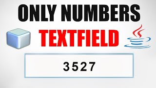 Java SWING 32  Allow only numbers in JTextfield in Java Desktop Applications using Netbeans IDE [upl. by Kilmarx]