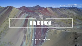 Vinicunca  Rainbow Mountain  Perú by Drone [upl. by Erodaeht511]