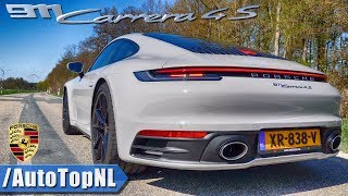 NEW Porsche 911 992 Carrera 4S SPORT EXHAUST Sound REVS amp ONBOARD by AutoTopNL [upl. by Mroz]