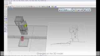 VisualARQ 1 Create a section View in 2D in Rhino [upl. by Ennairoc]