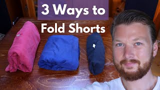 How to Fold Shorts Quick and SpaceSaving Methods [upl. by Nitreb]