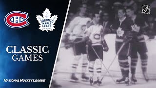 NHL Classic Games 1967 Stanley Cup Final Gm6 Maple Leafs vs Canadiens [upl. by Eirak]