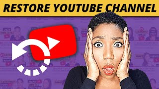 How to RECOVER Permanently DELETED YOUTUBE CHANNEL💯 EVEN WITHOUT BRAND ACCOUNT✅ [upl. by Eerrahs]