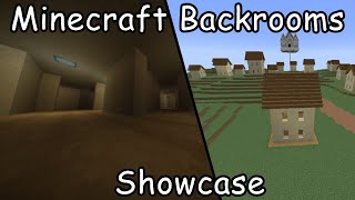 Minecraft Backrooms Showcase  outdated [upl. by Ardine]