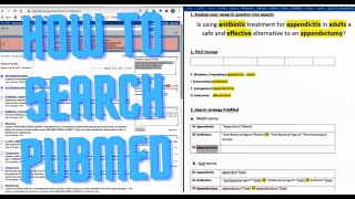 How to search PubMed in a systematic way [upl. by Bakerman854]