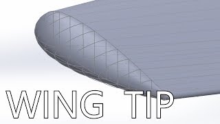 How to Model Wing Tips in SolidWorks  Aeolus [upl. by Kaile]