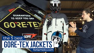 5 BEST waterproof GORETEX motorcycle jackets  FortaMotocom [upl. by Enitsugua]