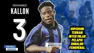 Mohamed Kallon Supersub Terbaik Inter Milan Pelapis Ronaldo Fenomenal [upl. by Kassity]