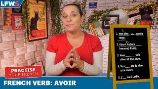 Practise your French verb AVOIR TO HAVE [upl. by Emse133]