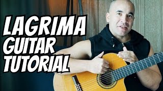 Lagrima Tear Drop  Francisco Tarrega  Classical Guitar Tutorial  NBN Guitar [upl. by Solhcin]