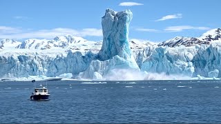 Most Awesome Glaciers Collapse in Water Compilation [upl. by Cirri]