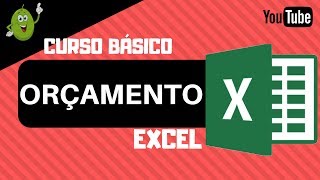 COMO FAZER UM ORÇAMENTO NO EXCEL [upl. by Ayidah]