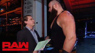 Braun Strowman hunts for Baron Corbin Raw Nov 5 2018 [upl. by Gawain]