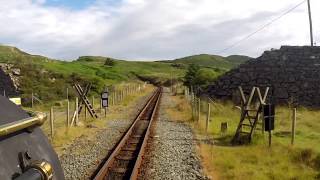 Ffestiniog Railway – Driver’s Eye View – Blaenau Ffestiniog to Porthmadog Wales [upl. by Wivina]