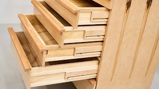 How To Make Wooden Full Extension Drawer Slides  Woodworking [upl. by Julius]