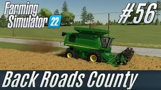 FS22 Back Roads County 56 Barley Harvest [upl. by Einnalem]