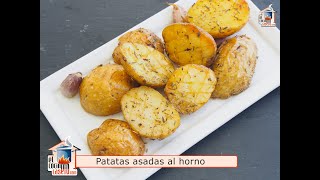 Cómo hacer patatas asadas al horno [upl. by Metah179]