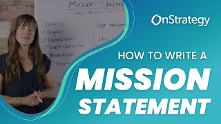 How to Write a Mission Statement [upl. by Tarryn874]