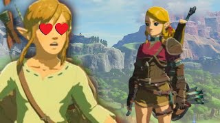 Zeldas NEW ARMOR in BOTW But Youre Zelda NOT Link [upl. by Terris]