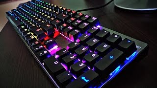 MOTOSPEED Inflictor CK104 Mechanical Gaming Keyboard [upl. by Adekam477]