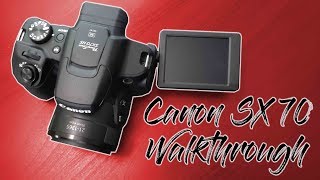 Canon SX70 Walkthrough [upl. by Lashoh78]