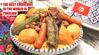 Tunisian Couscous Recipe  The Traditional method  How to make a couscous [upl. by Koerlin518]