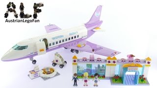 Lego Friends 41109 Heartlake Airport  Lego Speed Build Review [upl. by Anival]