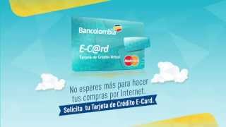 Cómo solicitar la Tarjeta de Crédito ECard de Bancolombia [upl. by Airdnahc]