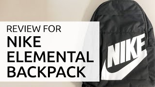 Nike Elemental Backpack REVIEW [upl. by Ynelram683]