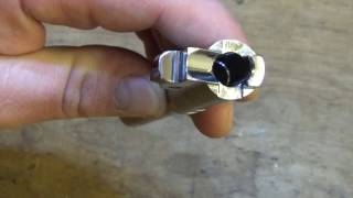 1911 barrel fitting  Reaming and polish the chamber [upl. by Hgielanna]