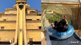 Atlantis Aquaventure  Water Slides amp River Rapids POV  Water Park [upl. by Waiter]