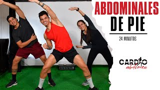 Rutina de Abdominales de Pie QUEMA GRASA  24 Minutos [upl. by Ahsieyn941]