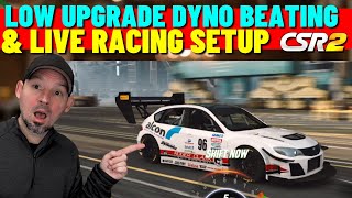 CSR2 WRX Gobstopper II live Racing Low Upgrade Dyno Brating setuo and Tune [upl. by Rainger]