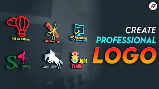 How To Make Free Professional Logo In Mobile  Make Logo For YouTube  Logo  Rupesh Lodwal  2022 [upl. by Ayikal]