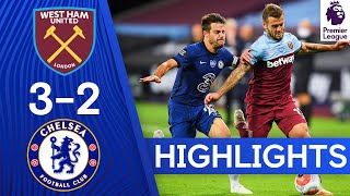 West Ham 32 Chelsea  Premier League Highlights [upl. by Arty766]