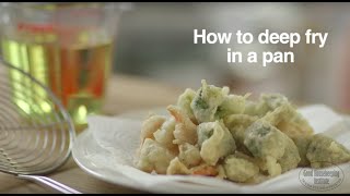 How To Deep Fry In A Pan  Good Housekeeping UK [upl. by Sherr]