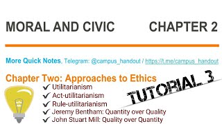 Moral and Civics Chapter 2  Part 3 [upl. by Monk]