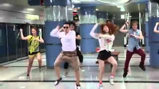 PSY  Gangnam Style MV BTS With Hyuna [upl. by Inahteb]