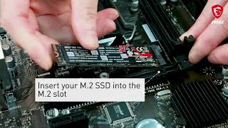 MSI® HOWTO install M2 SSD correctly [upl. by Dre]