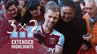 EXTENDED HIGHLIGHTS  WEST HAM UNITED 32 CHELSEA [upl. by Attiuqahs]