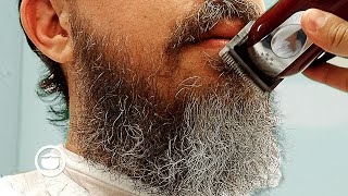 5 Month Gnarly BeardHair Transformation [upl. by Erl]