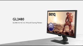 BenQ GL2480 1ms 1080p Gaming Monitor Introduction [upl. by Enogitna880]