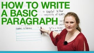 How to write a basic paragraph [upl. by Hentrich]